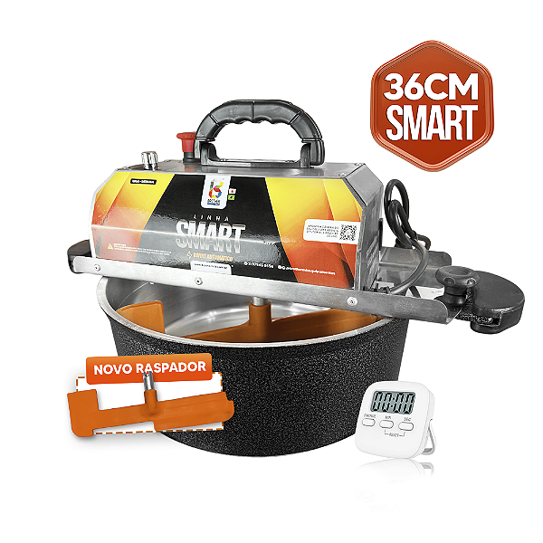 36CM - Misturadora SMART Preta para DOCES E RECHEIOS com ajuste fino de velocidade, BIVOLT AUTOMÁTICO