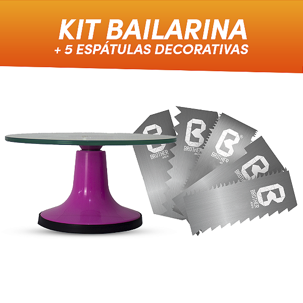 KIT BAILARINA ROSA BROTHERMIX + 5 ESPÁTULAS DECORATIVAS
