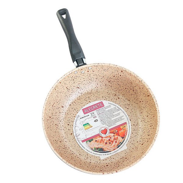 Frigideira Colore WOK 24cm Bege Stone