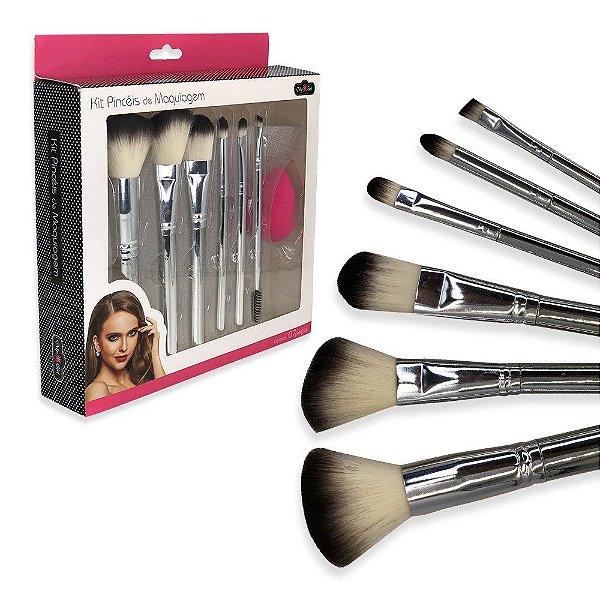 Kit Profissional De Pinceis Para Maquiagem My Girl