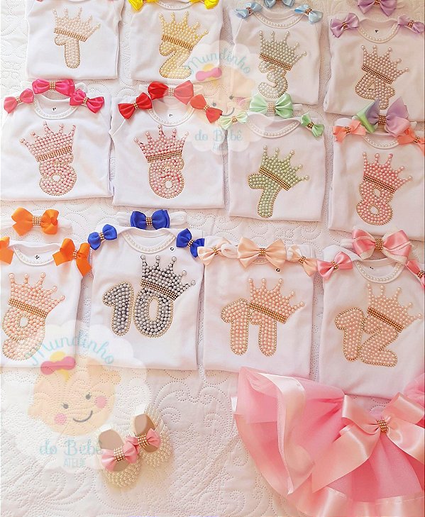 Kit Bodys Mêsversario Princesa