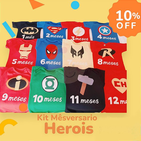 Kit Mêsversario Herois
