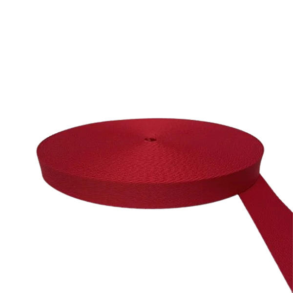 ALÇA 30MM LISA COR VERMELHO (METRO)