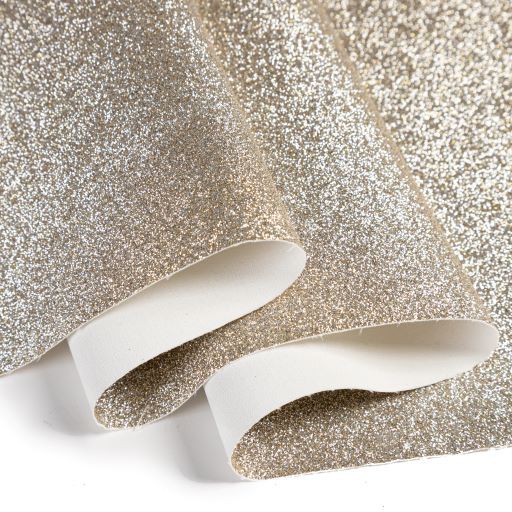 GLITTER 1/2 METRO COR CHAMPAGNE