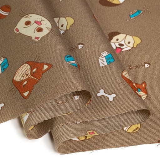 GORGOTEX 1,50 1/2 METRO NOISY DOG COR KAKI