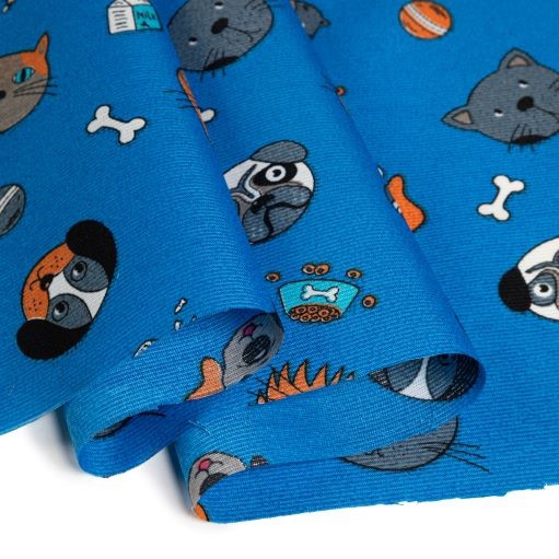 GORGOTEX 1,50 1/2 METRO NOISY DOG COR ROYAL