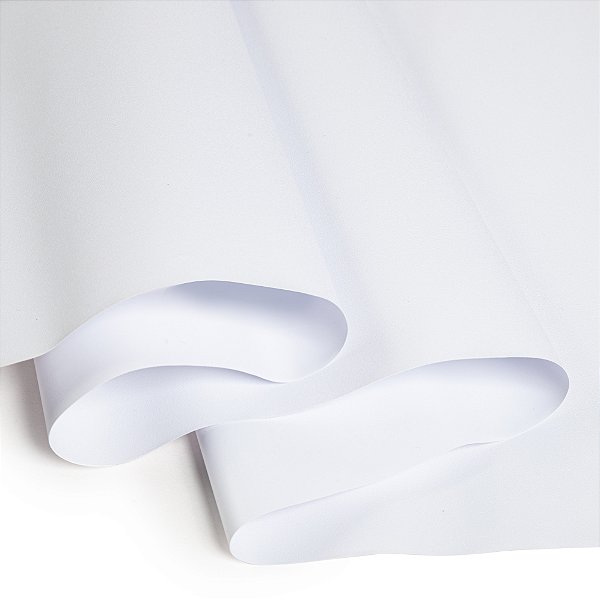 LAMINADO BK 0,15 1/2 METRO COR BRANCO