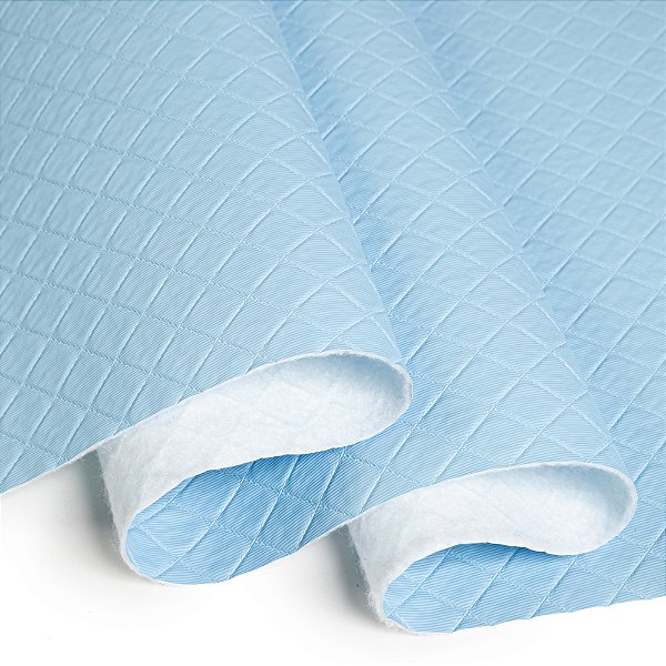 MATELASSE JR 1/2 METRO COR AZUL BEBE