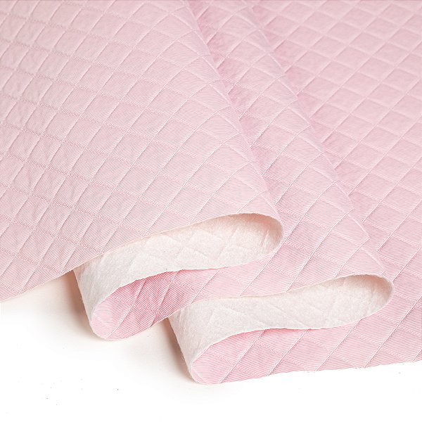 MATELASSE JR 1/2 METRO COR ROSA BEBE