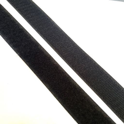 VELCRO ROLO 25 METROS PRETO LARG;25MM