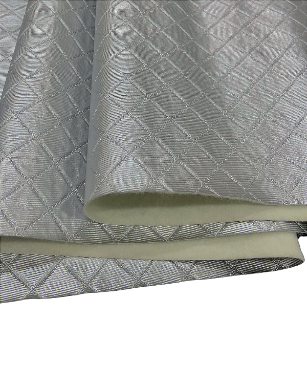 MATELASSE METALIZADO 1/2 METRO COR PRATA
