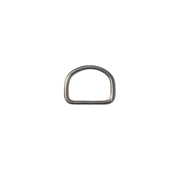 MEIA ARGOLA NIQUELADA 25MM AR 2,7 PACOTE COM 10 UNIDADES