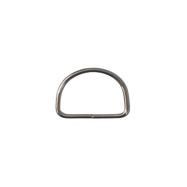 MEIA ARGOLA NIQUELADA 38MM AR 3,0 PACOTE COM 10 UNIDADES