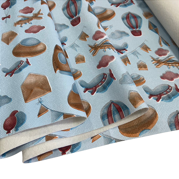 CORINO ESTAMPADO 1/2 METRO SPACE AZUL