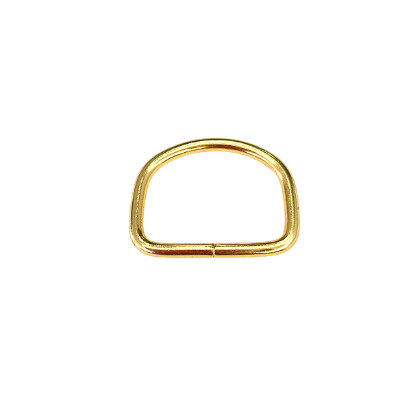 MEIA ARGOLA DOURADO CATAFORETICO 25MM AR 2,7 PACOTE COM 10 PEÇAS