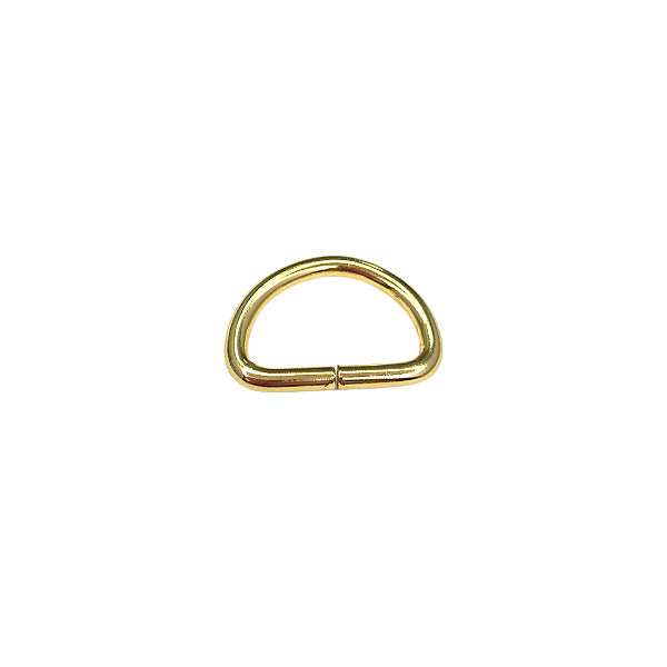 MEIA ARGOLA DOURADO CATAFORETICO 19MM AR 2,7 PACOTE COM 10 PEÇAS