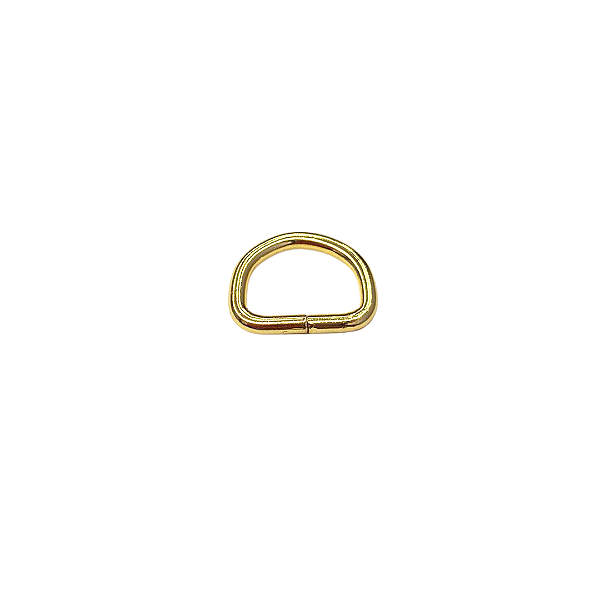 MEIA ARGOLA DOURADO CATAFORETICO 16MM AR 2,7 PACOTE COM 10 PEÇAS