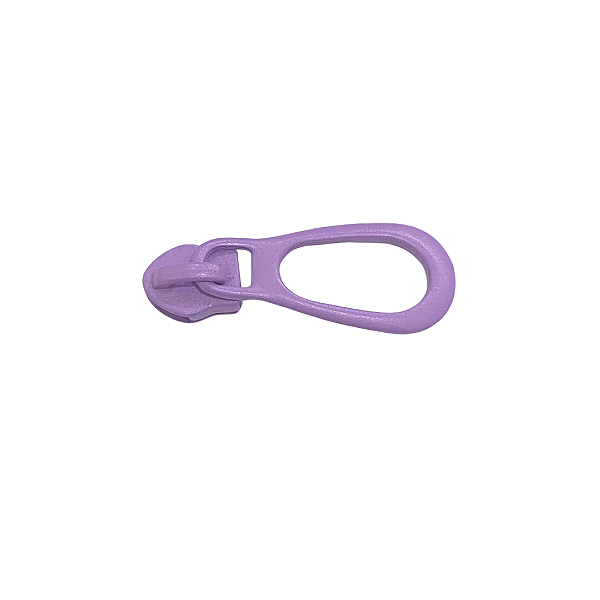 PUXADOR 06 COLOR VAZADO OVAL COR LILAS PACOTE COM 10 PEÇAS