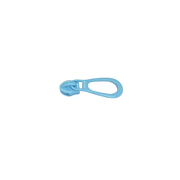 PUXADOR 06 COLOR VAZADO OVAL COR AZUL BB PACOTE COM 10 PEÇAS