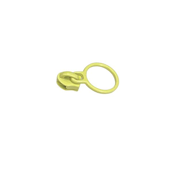 PUXADOR 06 COLOR ARGOLA COR AMARELO PACOTE COM 10 PEÇAS