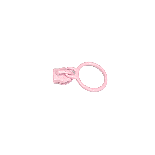 PUXADOR 06 COLOR ARGOLA COR ROSA BB PACOTE COM 10 PEÇAS