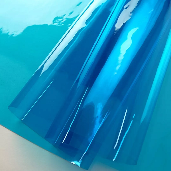 CRISTAL COLOR 0,40 COR AZUL 1/2 METRO