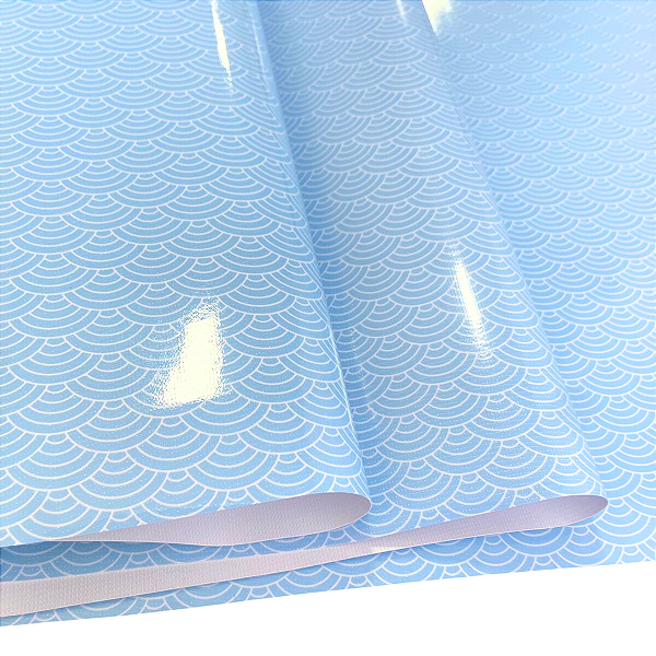 VERNIZ 0,40 ESTAMPADO NUVEM AZUL 1/2 METRO