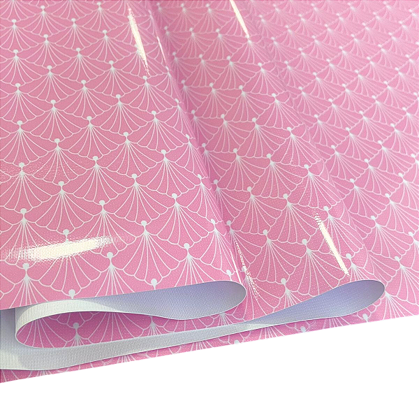 VERNIZ 0,40 ESTAMPADO CONCHA ROSA 1/2 METRO
