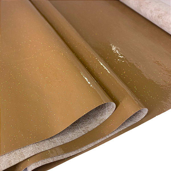 VERNIZ GLITTER 1/2 METRO COR DOURADO