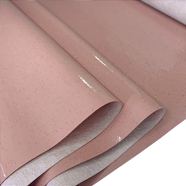 VERNIZ GLITTER 1/2 METRO COR NUDE