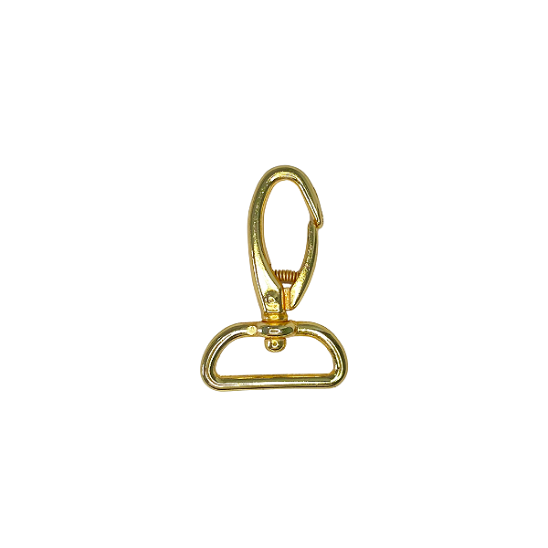 MOSQUETÃO LUXO 6015 - 30MM DOURADO CATAFORETICO - UNIDADE