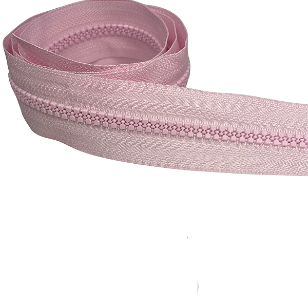 ZIPER 0,6 TRATORADO 1 METRO COR ROSA BB 0512