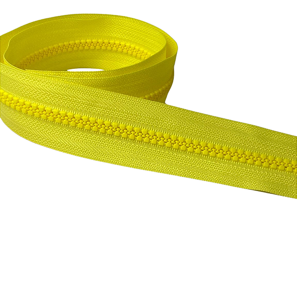 ZIPER 0,6 TRATORADO 1 METRO COR AMARELO 0504