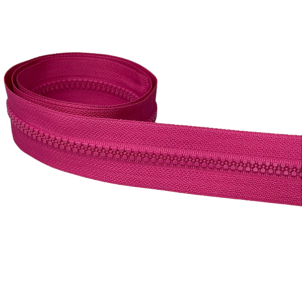 ZIPER 0,6 TRATORADO 1 METRO COR PINK 5040