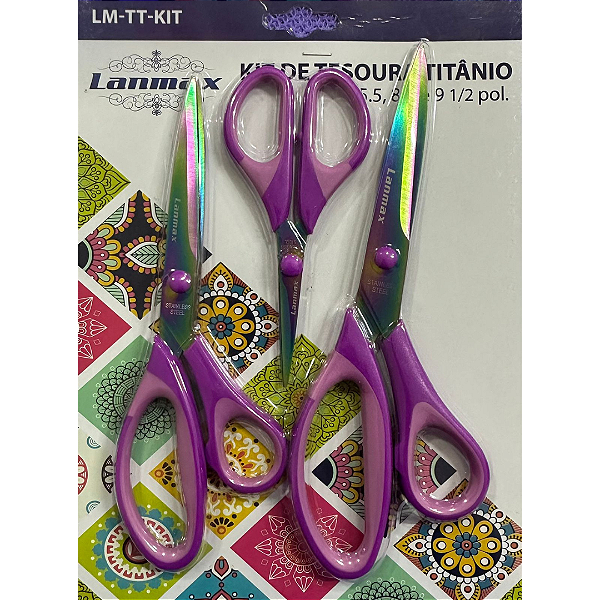 KIT TESOURA TITANIO - UNIDADE