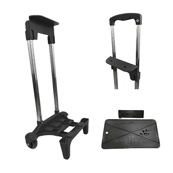 CARRINHO DE MOCHILA INFANTIL 40CM PRETO  - UNIDADE