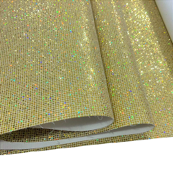 GLITTER PAETÊ 1/2 METRO COR DOURADO
