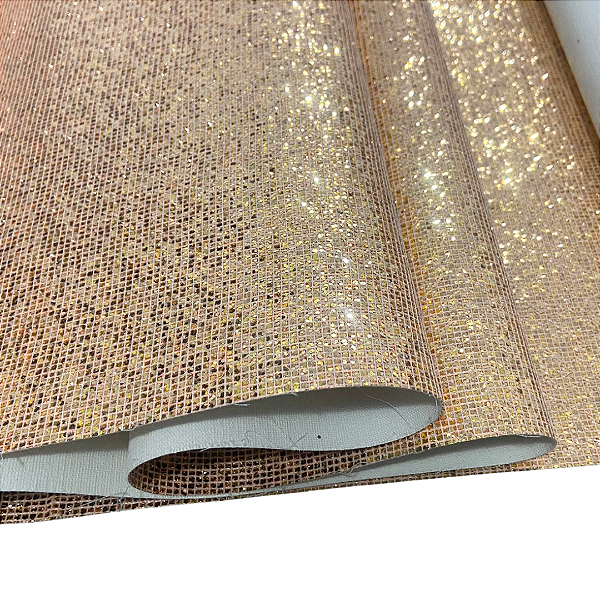 GLITTER PAETÊ 1/2 METRO COR ROSE