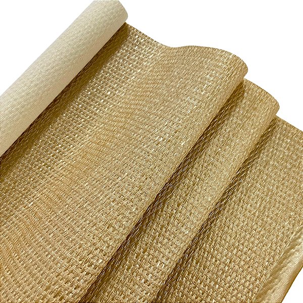 NEW PALHA 0,9mm FUNDO MALHA 50CM OURO