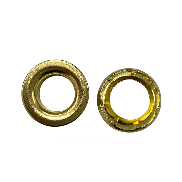 ILHOS 3 C/ GARRA LATONADO – KIT COM 10 UNIDADES