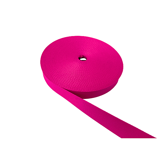 ALÇA ACETINADA FOSCA 30MM LISA COR PINK 17 (METRO)