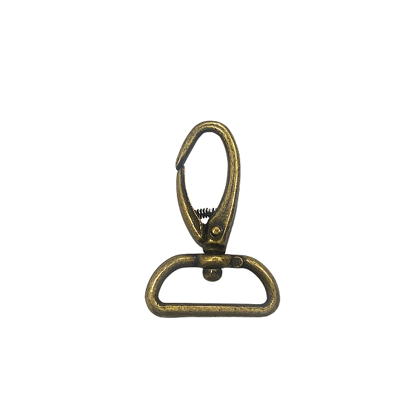 MOSQUETÃO LUXO 6015 - 30MM OURO VELHO - UNIDADE
