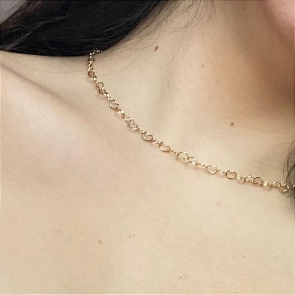 Choker coraçãozinho P