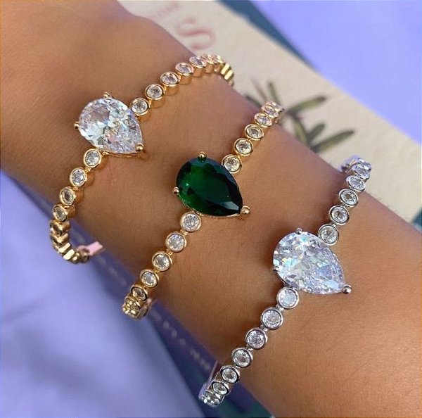 Bracelete Ale gota fino