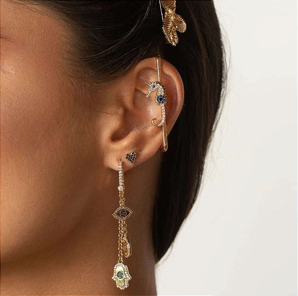 Piercing fake fundo do mar
