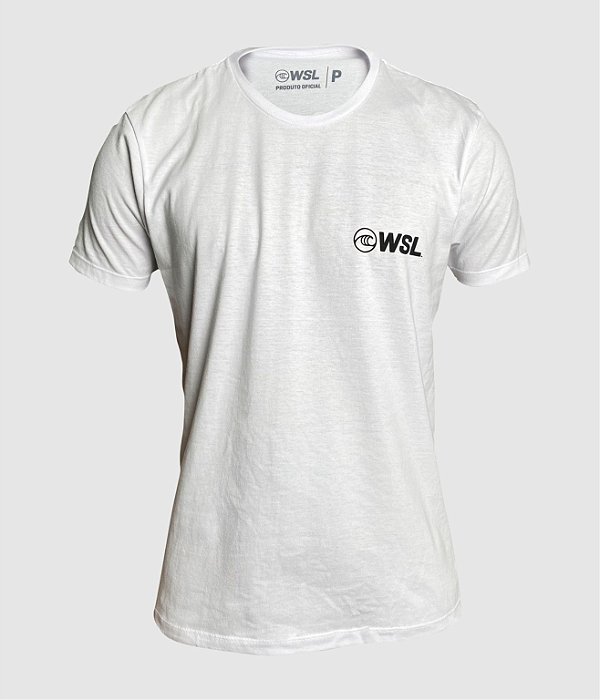 T-Shirt Caveira Surf WSL Branca