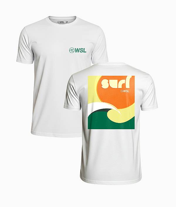 T-Shirt WSL Tom Veiga Branca