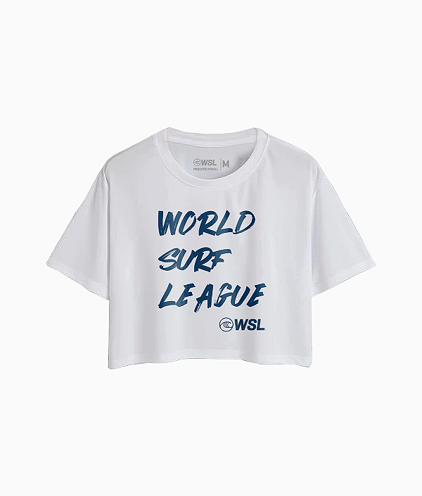 Cropped World Surf League WSL Branco