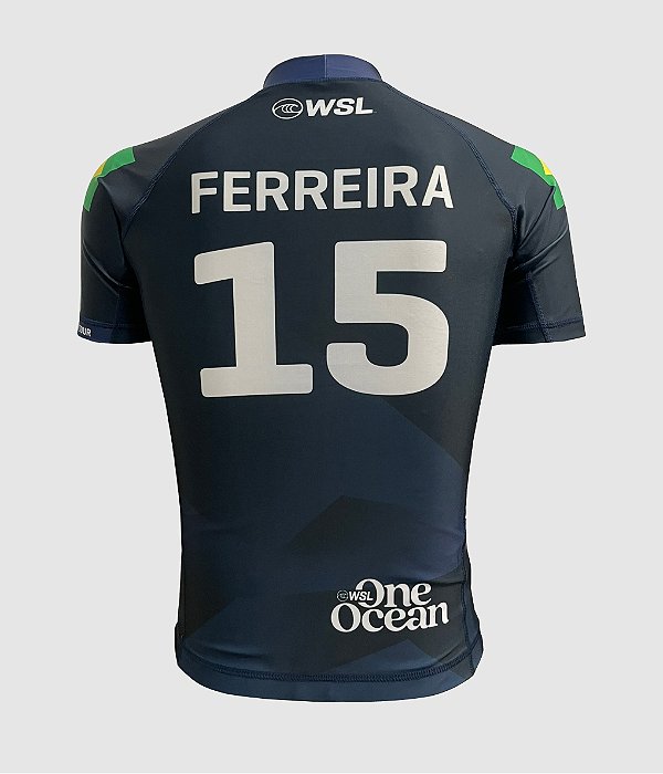 T-Shirt Lycra WSL Ítalo Ferreira 15 Azul
