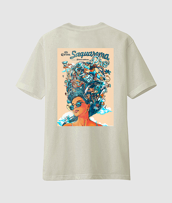 T-Shirt WSL Saquarema By Corona 2023 Off White